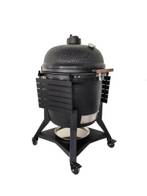 China 28 Inch Kamado Smoker BBQ Metal Side Shleves High Corrosion Resistance for sale