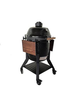 China 22 Inch Ceramic Egg BBQ Smoke Flavor Fuel Efficient and Easily Control for sale