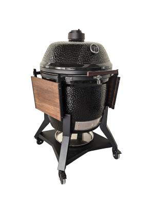 China Bamboo Shleves Portable Kamado Grill Large Size With High Capacity For Household for sale