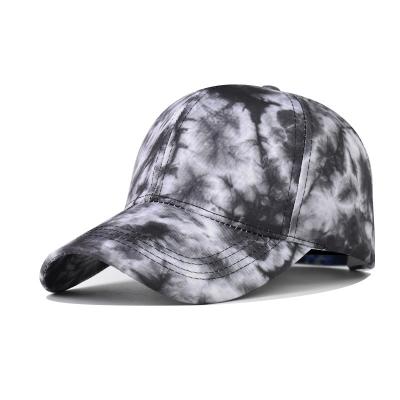 China COMMON Top sales mixed color tie dye baseball caps for your option tie-dye colors Gorras 2023 for sale