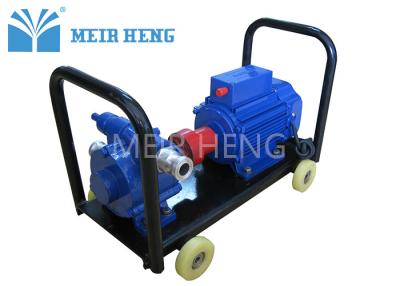 China Cast Iron Self Priming Vane Oil Pump / 4KW Sliding Rotary Vane Pump for sale