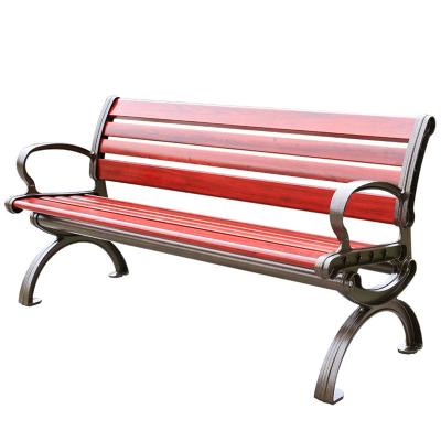 China Modern Supplier Park Bench Die Casting Bench Chair Public Park Rest Aluminum Commercial Luxury Colored Aluminum Bench for sale