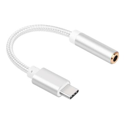 China Phone Type C to 3.5mm Earphone Jack USB C Adapter for Type C port to 3.5mm Jack Earphone Audio Cable Adapter CA06 for sale