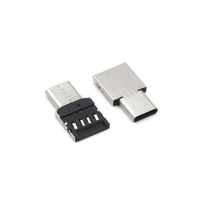 China Type-c Ultra Mini Mobile Devices USB-C USB-C Type to USB 2.0 OTG Adapter Connector for Tablet and USB Cable and U Flash Disk CR01 for sale