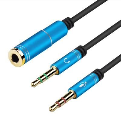 China Speaker 3.5 Mm Stereo Audio Y-splitter 2 Female To 1 Male Cable Adapter For Headphone AC05 for sale