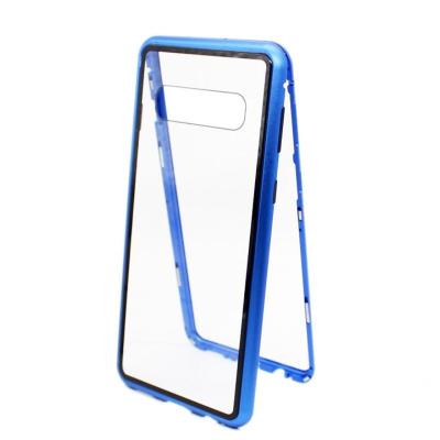 China Luxury Magnetic Magnetic Phone Case For Huawei p30 p40 nova 5i pro lite Hard Back Cover MPC10A Clear Magnet Tempered Glass Case for sale