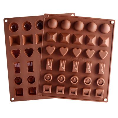 China Viable Bakeware 3d Jello Non-Stick Amazon Candy Silicone Hard Gummy Chocolate Mold for sale