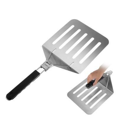 China High quality viable stainless steel pizza peel shovel with plastic handle pizza peel shovel for sale