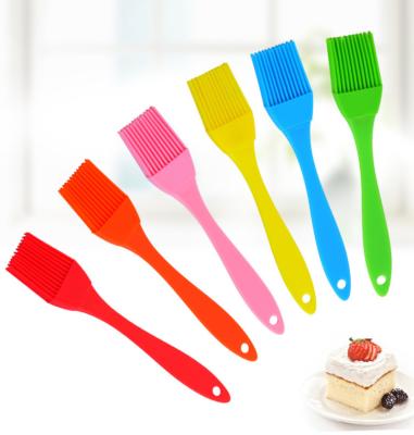 China Viable Oil Brush Silicone Basting Heat Resistant Pastry Brushes for Grilling Cooking Baking Marinating Baking for sale