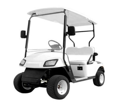 China Metal+Plastic Ready To Ship 48V Battery Electric Golf Cart 2 Seats Golf Carts For Golf Course for sale