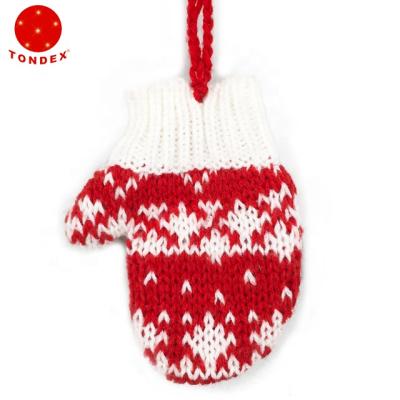 China Pure Wool Pure Wool Gloves Shape Color Felt Christmas Tree Decoration for sale