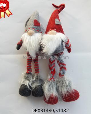 China 2015 Christmas Wool /felt/etc Santa Claus /felt/etc Little Christmas Wool Santa Claus decoration, for sale