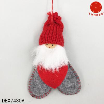 China Pure wool Santa Claus Dollar Tree Christmas Ornaments from pure wool for sale