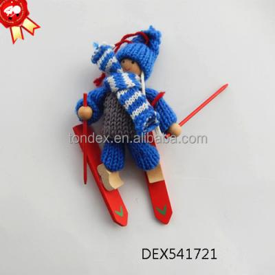 China Christmas Knitting Knitting Doll With New Design Hot Selling Personalized Christmas Ornaments Best Price Christmas Decorations for sale