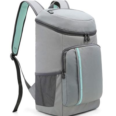 China Polyester Cooler Bags Insulated Lunch Bag Thermal Leakproof Ice Bags Picnic Cooler Backpack for sale