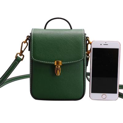 China Waterproof Custom Popular Mini Mobile Phone Bag , Adjustable Diagonal Shoulder Strap Mobile Phone Bag for sale