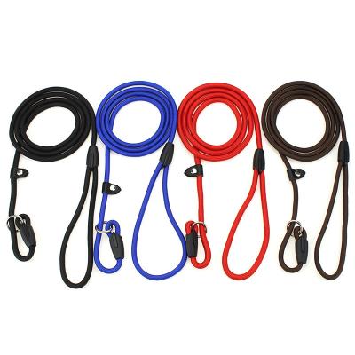 China Amazon Viable Hot Selling Nylon Rope Dog Traction Rope Training Pet P-Chain Pet Leash for sale