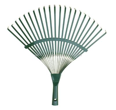 China Garden Rake (PC-DF1622R) 22 TINES IRON STEEL WOODEN HANDLE GARDEN LAWN RAKE for sale