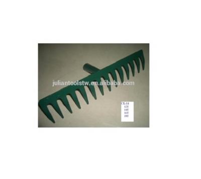 China Garden Rake (PC-CK14) 14 Teeth Leaf Steel Garden Rake for sale