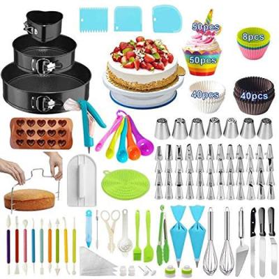 China 393 PCS Disposable Cake Decorating Kit Cake Decorating Supplies for Beginner for sale