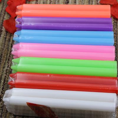 China Wholesale Luxury Scented Supper Candles For Wedding Home Decoration Pole Colorful Long Taper Candle for sale