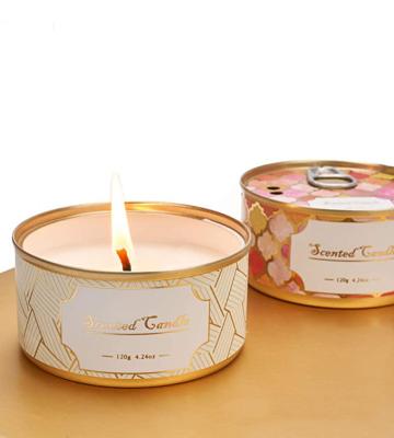 China Wholesale Home Decoration Scented Natural Aromatherapy Soy Candle Set Custom Iron Cans Scented Candles for sale