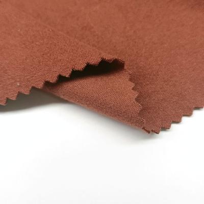 China Available Super Soft Warm Faux Polyester Spandex Double Side Fleece Fabric Shrink-Resistant Stock For Wear Tight Knit Fabric for sale