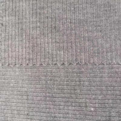 China Anti-bacteria Feimei Factory 400GSM Cotton Bamboo Spandex Rib Knit Fabric For Garment for sale