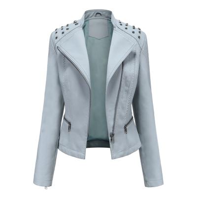 China Faux Leather Jacket Motorcycle Jacket Shorts PU QUICK DRY Jacket for sale