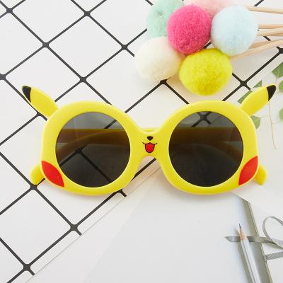 China 2022 Fashionable Girl's Pikachu Sunglasses Children's Baby Boys Anti-ultraviolet Lenses New Fashion Children's Sunglasses Sun Glasses for sale