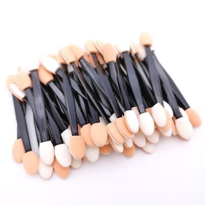 China Cosmeti Eyeshadow Applicator Tools Single Ended Eyes Shade Brushes Size Quality Kit Makeup Set Disposable Eyeshadow Brushes for sale