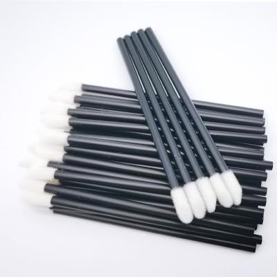 China Disposable Lip Brush Lip Sweep Lip Brush Exfoliator Wholesale High Quality Cheap Flocking Brush for sale