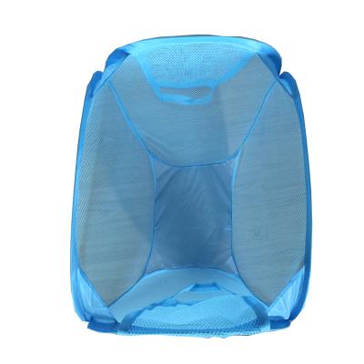 China Yiwu YIWU RODA Multi-Color Optional Collapsible Polyester Mesh Optional Folding Laundry Basket For Home for sale