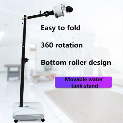 China Height& angle adjustable electric rotating stand with free height and angle adjustable terahrtz wheels stand for sale