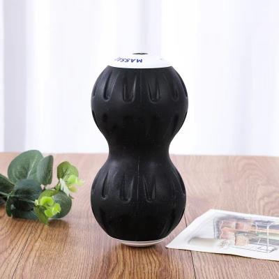 China 2022 handheld new handheld electric rubber massage ball roller gourd vibration peanut other massage product for sale