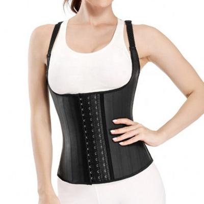 China Hot Selling Tiktok Comfortable Shaper Corset Adjustable Latex Vest Plus Size Support 6XL Slimming Body Women Latex Waist Trainer Belt for sale