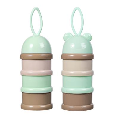 China BPA free food grade baby the new three-layer milk powder box baby milk powder box food storage for sale