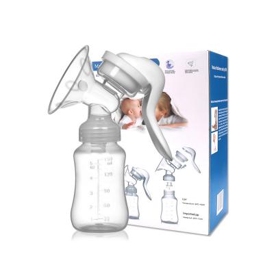 China 2021 New Model BPA Free Portable Breast Pump Manual Breastfeeding Pump for sale