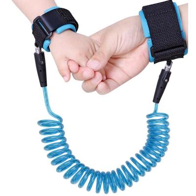 China PU+SS Safety Child Wrist Tie Rope Toddlers Lost Anti Walking Safety Tie Anti-lost Shoulder Strap for sale