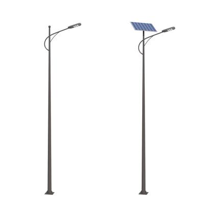 China Football Field Factory Supply Galvanized Steel Solar Pole Lighting Street Light With Pole for sale