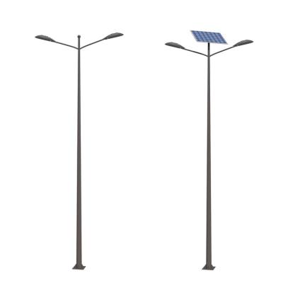 China Football Field Factory Price 10m Hexagonal Lighting Solar Pole Decorative Street Light for sale