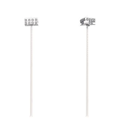 China Double Arm Football Field Solar Pole Lights Outdoor Waterproof Light Poles For Street Lamp for sale