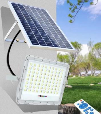 China 100w Solar High Bright Solar Led Street Light Aluminum Alloy Waterproof IP65 Flood Light for sale