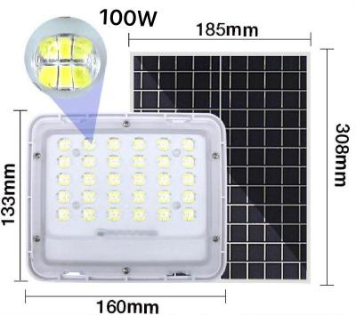 China Garden 50W at cheap price 400w high bright solar street light aluminum alloy waterproof IP65 led flood light for street for sale