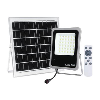 China Outdoor Waterproof IP65 High Lumen 100w Outdoor Led Flood Lighting Solar Flood Light for sale