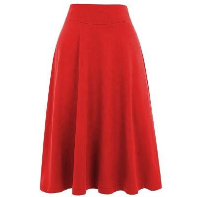 China Faldas Largas Antistatic Youth Coreanas Canvas Cotton Fringe Modest Office Midi Long Women Gothic Church Pleated Skirts For Ladies for sale