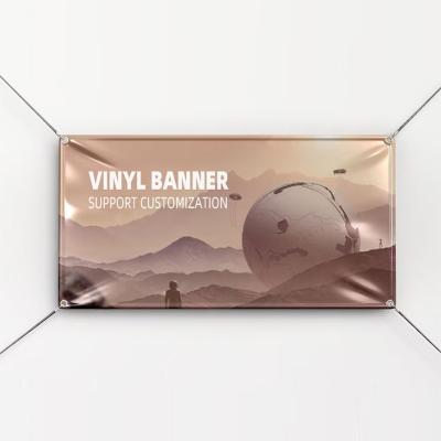 China Custom Advertising Wall Hanging Fabric Frontlit Flex Banner Printing for sale