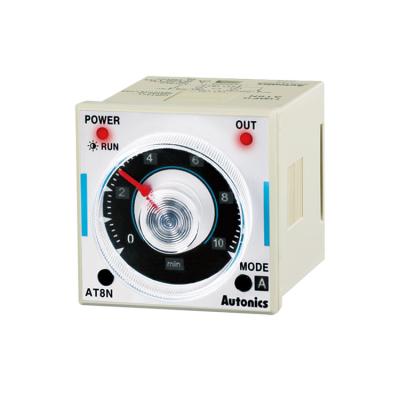 China Autonics AT8N Industrial Universal Voltage Multifunctional Analog Timers for sale