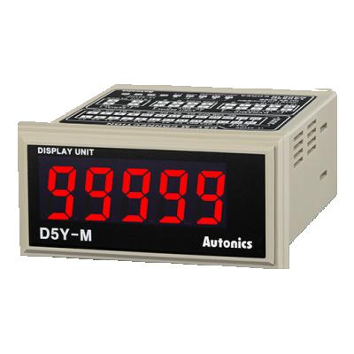 China Autonics D5 Y-M Panel Mount 5-Digit Digital Display Unit DIN W72*36mm for sale