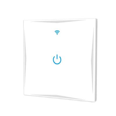 China Tuya Life App 3 Way Multiway Switch EU Smart Home Glass Wall Light Waterproof Smart Panel Touch Switch for sale